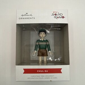 NEW 2025 Hallmark Netflix Squid Game Chul-Su Christmas Ornament NIB